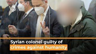 Former Syrian colonel convicted of crimes against humanity