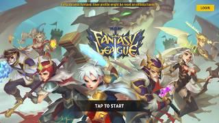 Fantasy League RPG strategy gameplay - walkthrought 1 BETA version