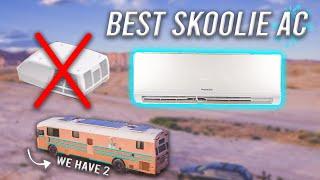 Best AC UNITS for your SOLAR SYSTEM - Skoolie Lessons