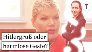 Melanie Müller vor Gericht Hitlergruß oder harmlose Geste?