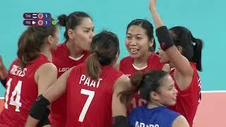 SEA Games 2019 Philippines VS Thailand in Womens Division  Volleyball