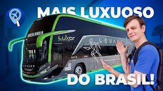 Como é viajar no ônibus mais luxuoso do Brasil Luxor da Levare