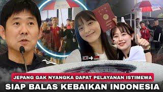 “Jepang Kaget Dikawal Pakai Payung Fans Jepang Mulai Datang” Moriyasu Kami Seperti Melawan Saudara