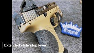 Smith and Wesson Extended SlideStop Release Lever Swap