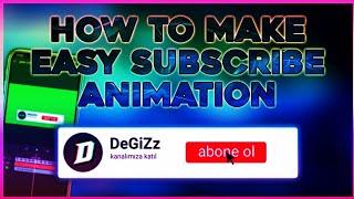 Subscribe Animation Template on Alight Motion - Free