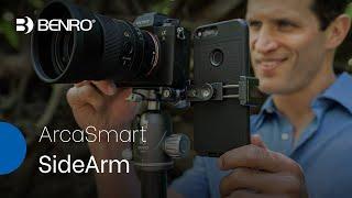 Benro ArcaSmart SideArm  Camera & Phone Clamp for Photography Live Streaming & Content Creation