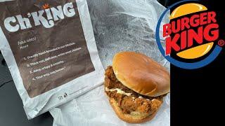 Burger King ChKing Sandwich Review