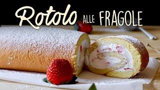 Come preparare il ROTOLO ALLE FRAGOLE Ricetta Facile  BuonIdea