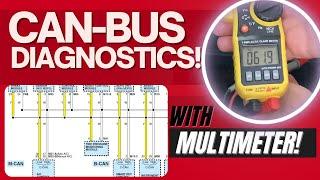 Test CAN BUS With a Multimeter  Quick & Easy  CAN Bus Resistance Voltage & Short to Ground Test
