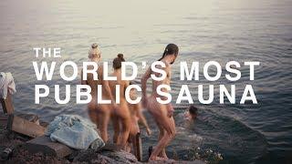 THE WORLDS MOST PUBLIC SAUNA Welcome To Finland #8