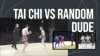 Tai Chi Champion vs Random Dude HILARITY ENSUES Sanda Kickboxing Rules