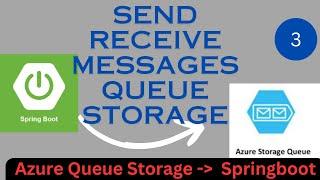 Send Receive Messages in Azure Storage Queue  Azure Storage Queue Spring Boot