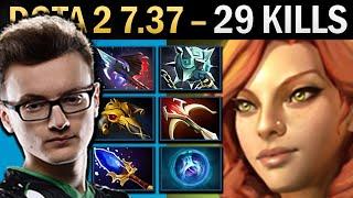 Windranger Gameplay Miracle with 29 Kills and Pike - Dota 7.37