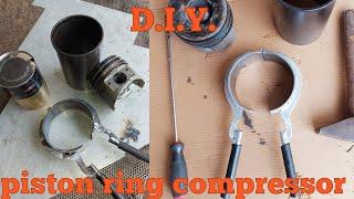 How to make a Piston Ring Compressor from old liner sleeve