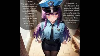 policía girl le pone a ciudadano su prisión personal cómic vore