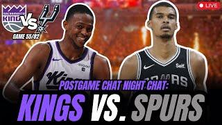 Night Chat Kings beat Spurs Sabonis vs. Wemby & Fox turning the corner?