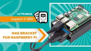 Raspberry Pi 4 SATA SSDHDD Case 2.5” x 2