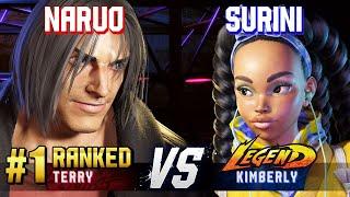 SF6 ▰ NARUO #1 Ranked Terry vs SURINI Kimberly ▰ High Level Gameplay