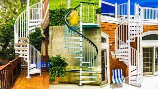 Outdoor Spiral Staircase Installation Video