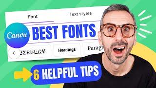 How to Find and Save the BEST FONTS in Canva