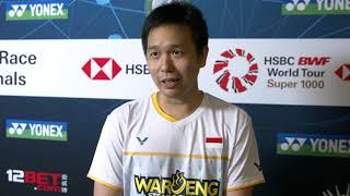 I hope the injury is not too bad Hendra Setiawan after YAE mens doubles final.
