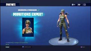 Purchasing Munitions Expert Fortnite Battle Royale