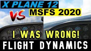 X-PLANE 12 vs MSFS FLIGHT MODEL IM SHOCKED