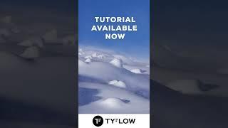 3ds Max TyFlow & EmberGen Tutorial - Create blowing snow #shorts