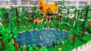 LEGO Pond & Forest  HUGE Plate for Snow White & the 7 Dwarfs Set