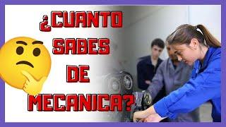 PREGUNTAS de Mecánica Automotriz - Test CUANTO SABES DE MECANICA
