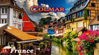 The Beauty of Colmar in a Rainy Day – 4K Walking Tour Spring 2024