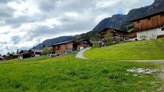 Alpbach Village and Mühlbach Path Part 1 ASMR - Valley Tyrol Austria • Virtual Walking Tour in 4K