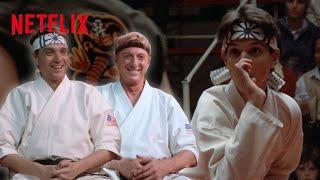 Ralph Macchio & William Zabka React to Their Karate Kid Fight  Cobra Kai  Netflix