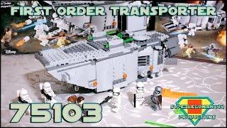 Lego Star Wars 75103 First Order Transporter Review