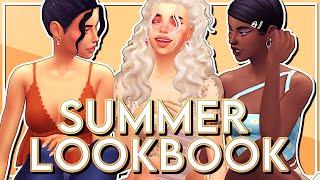 The Sims 4  MAXIS MATCH SUMMER LOOKBOOK 2021   + CC Links