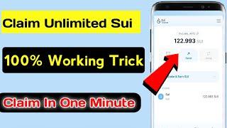 HOW TO GET SUI FAUCET TOKENS IN 10 SECONDS  Sui  Faucet Trick 