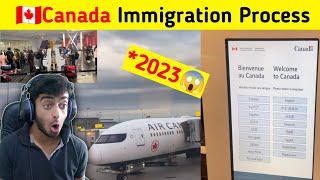 CANADA Airport IMMIGRATION Process For Student 2023 Vlog-2