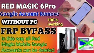 Frp Bypass  Without Pc Red Magic 6 Pro  How To Remove Google Account Red Magic Phone