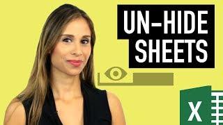 3 Methods to Unhide All Sheets in Excel & how to hide