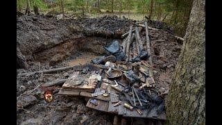 Нереально много находок из одного блиндажа  A lot of relics from one dugout