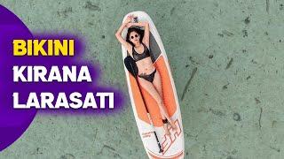 Bikini Seksi Kirana Larasati Saat Paddleboard