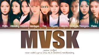 Kep1er 케플러 MVSK - You As A Member Karaoke  10 Members Ver.