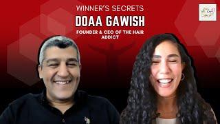 Winners Secrets Doaa Gawish  Founder & CEO of The Hair Addict