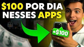 6 APLICATIVOS PARA GANHAR DINHEIRO PELO CELULAR - $100 Por Dia Aplicativos que pagam de VERDADE