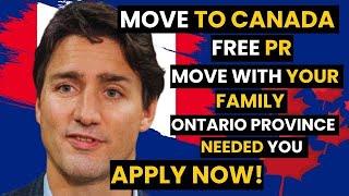 Move to Ontario Canada With Your Family Now  ONTARIO PROVINCIAL PERMANENT RESIDENCY 2024