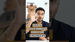 Top 5 Govt. Jobs for EngineersB.Tech in 2023 #shorts #youtubeshorts #btechjobs #governmentjobs