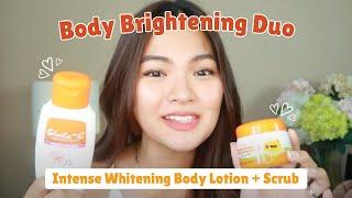 REVIEW Gluta-C Intense Whitening Body Scrub & Body Lotion by Joselle Alandy