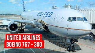 Ultimate United Boeing 767-300 Seat Review Business Premium Plus & Economy Class Seating