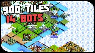 Polytopia 900 Tile Map 14 Bots WITH COMMENTARY  The Battle Of Polytopia Moonrise Gameplay Part 1