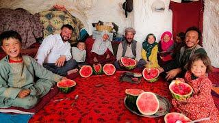 Watermelon competition & Children Happnies who invites Shikaba to France